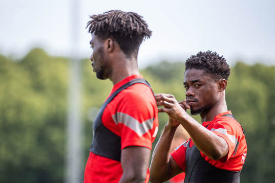 Benjamin Acquah och Joseph Amoako