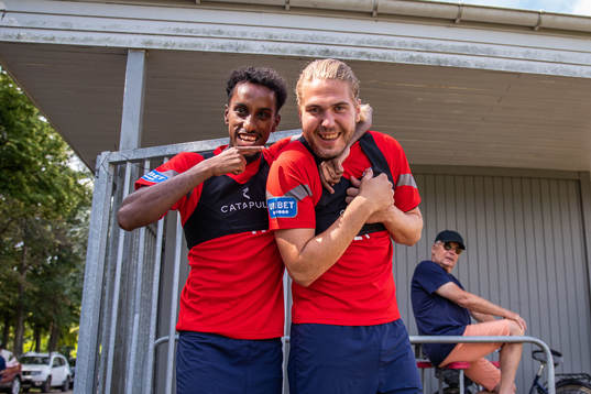 Taha Ali och Charlie Weberg