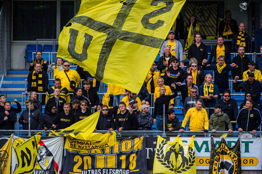 Spectators in the stands