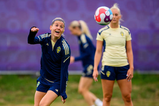 Olivia Schough of the Swedish women's national football