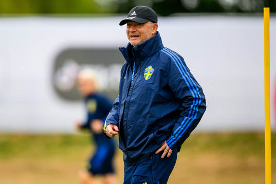 Peter Gerhardsson, head coach of the Swedish women's