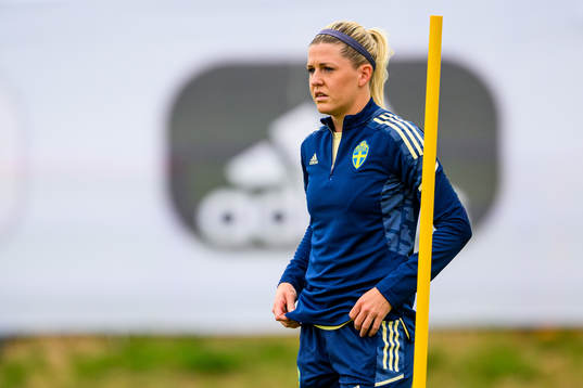 Olivia Schough of the Swedish women's national football