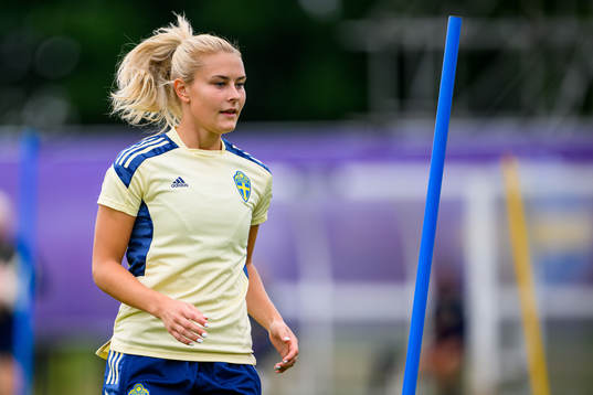 Amanda Nilden of the Swedish women's national football team