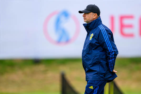 Peter Gerhardsson, head coach of the Swedish women's