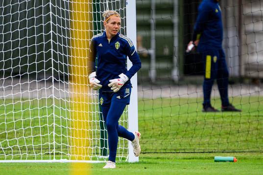 GCoalkeeper Jennifer Falk of the Swedish women's national
