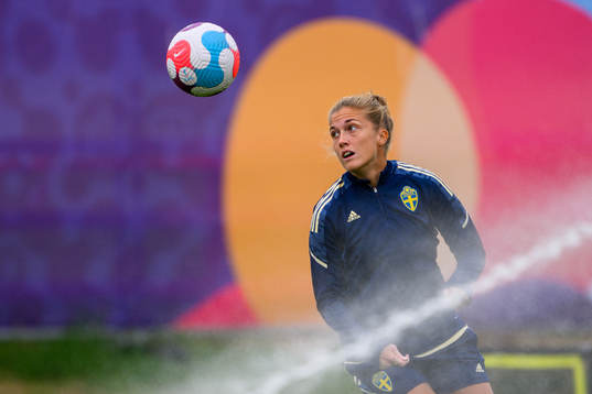 Filippa Angeldahl of the Swedish women's national football