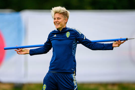 Lina Hurtig of the Swedish women's national football team
