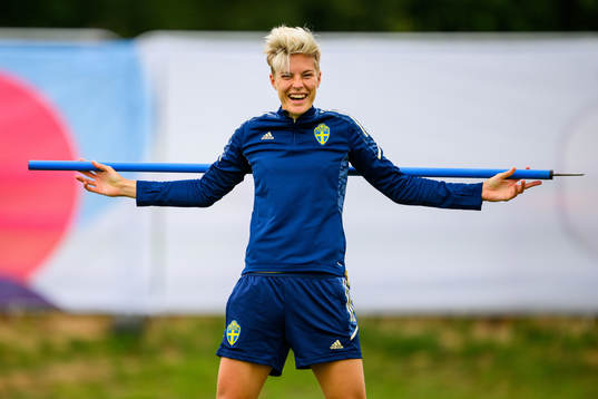 Lina Hurtig of the Swedish women's national football team