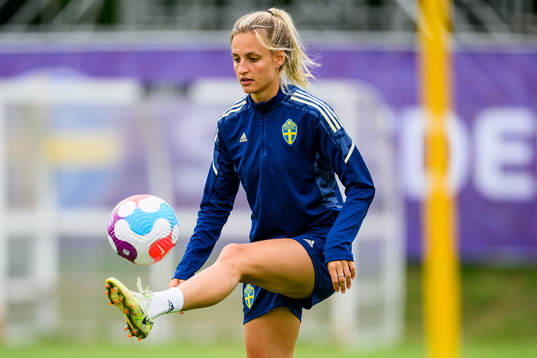 Nathalie Björn of the Swedish women's national football