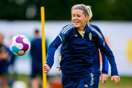 Olivia Schough of the Swedish women's national football