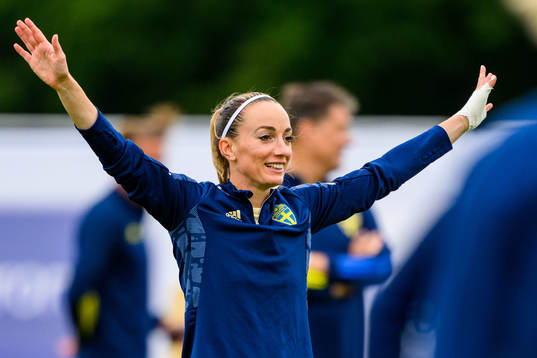 Kosovare Asllani of the Swedish women's national football