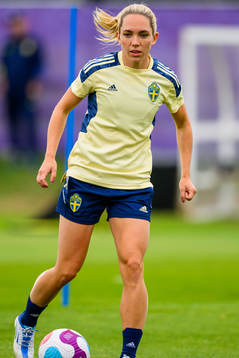 Elin Rubensson of the Swedish women's national football