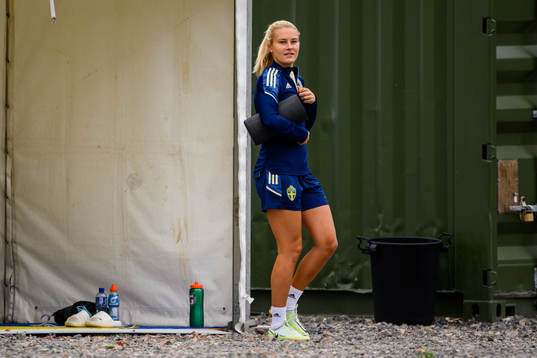 Amanda Nilden of the Swedish women's national football team