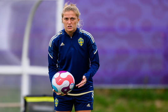 Filippa Angeldahl of the Swedish women's national football