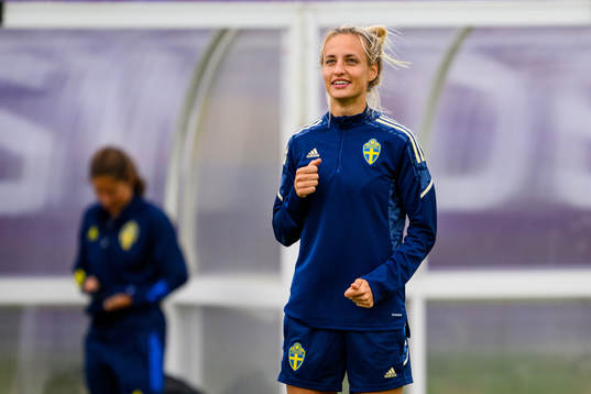 Nathalie Björn of the Swedish women's national football
