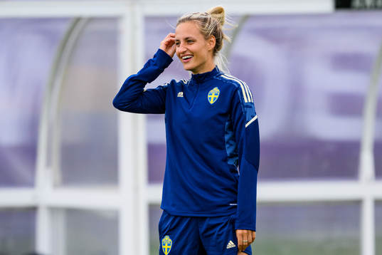 Nathalie Björn of the Swedish women's national football
