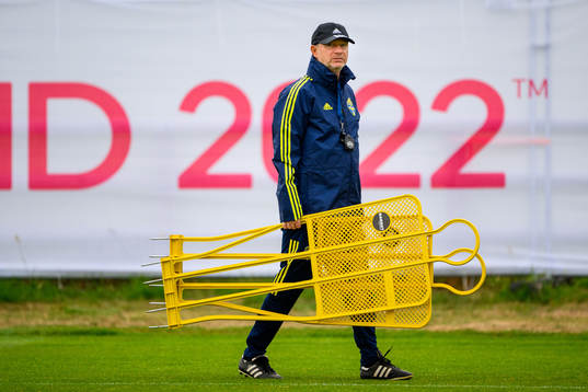 Peter Gerhardsson, head coach of the Swedish women's