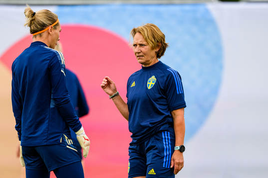 Annica Näsmark, physio of the Swedish women's national
