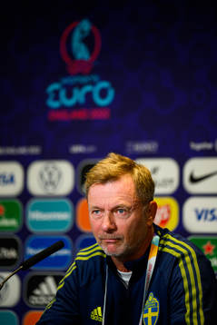 Peter Gerhardsson, head coach of the Swedish women's