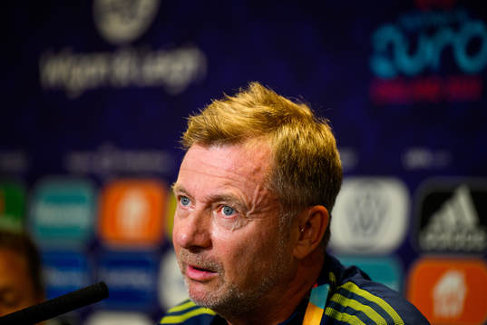 Peter Gerhardsson, head coach of the Swedish women's