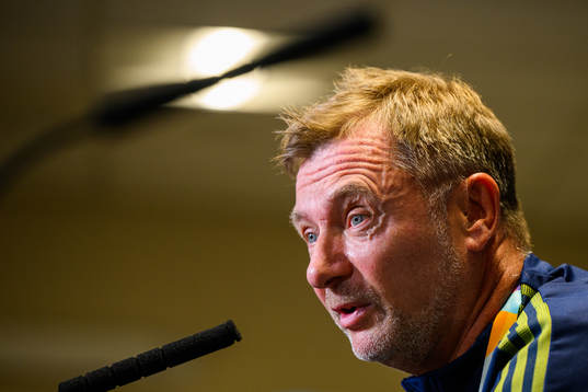 Peter Gerhardsson, head coach of the Swedish women's