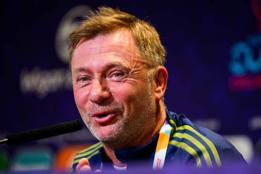 Peter Gerhardsson, head coach of the Swedish women's