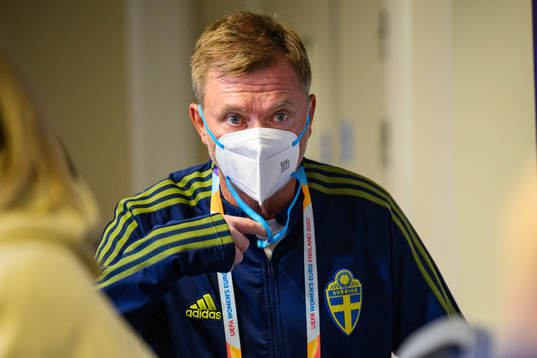 Peter Gerhardsson, head coach of the Swedish women's