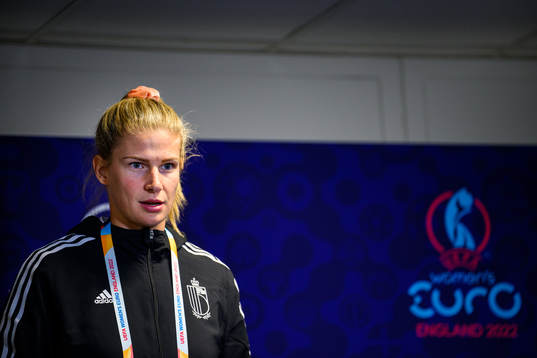 Justine Vanhaevermaet of the Belgian women's national