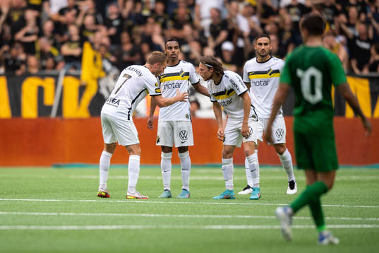 Sebastian Larsson, Bilal Hussein and Axel Björnström of