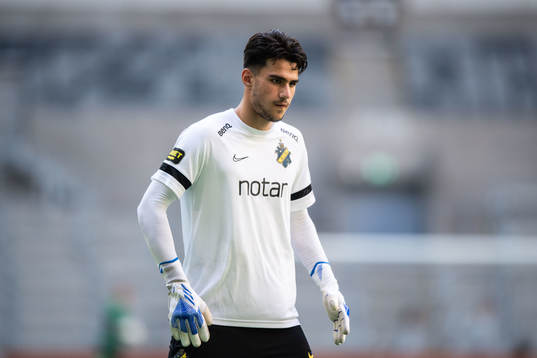 Goalkeeper Daniel Henareh of AIK