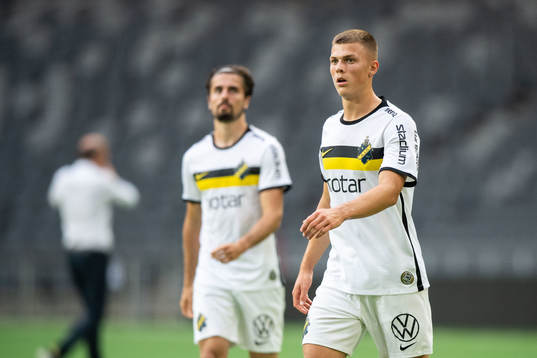 Erik Ring of AIK looks dejected