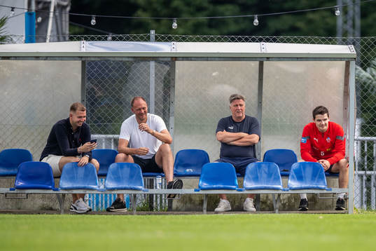 Pressansvarige Midhat Kuduzovic, sportchef Andreas