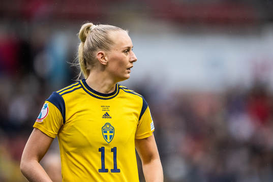 Stina Blackstenius of Sweden