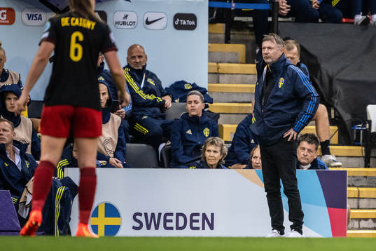 Peter Gerhardsson, head coach of Sweden