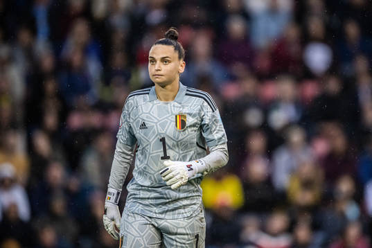 goalkeeper Nicky Evrard of Belgium