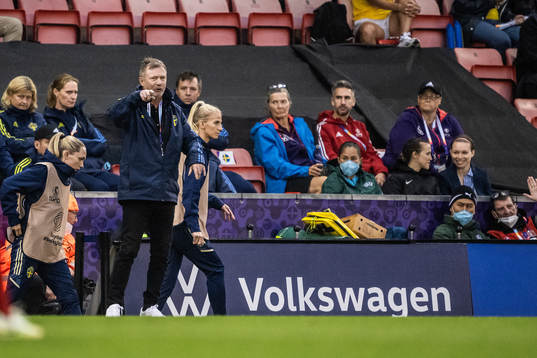 Peter Gerhardsson, head coach of Sweden