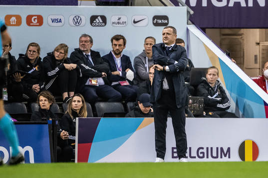 Ives Serneels, head coach of Belgium
