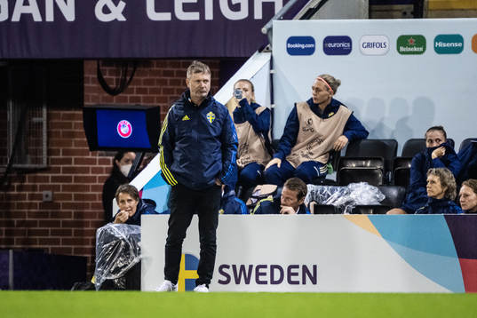 Peter Gerhardsson, head coach of Sweden