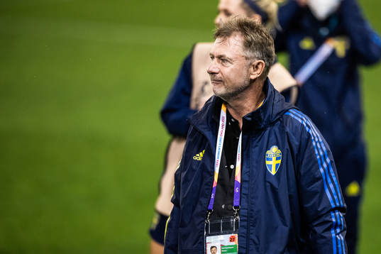 Peter Gerhardsson, head coach of Sweden