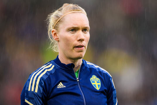 Goalkeeper Hedvig Lindahl of Sweden