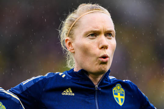 Goalkeeper Hedvig Lindahl of Sweden