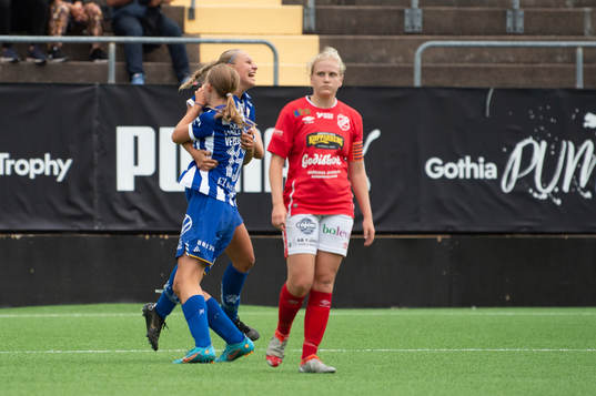IFK Göteborgs spelare Filippa Hopkins och Isabella