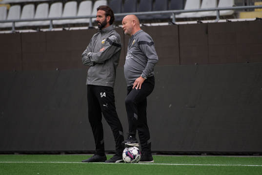 Fystränare Jordi Gonzalez och tränare Per-Mathias Høgmo