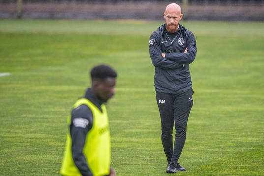 Landskronas assisterande tränare Max Mölder