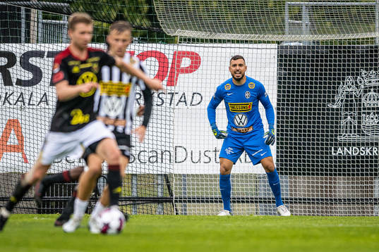 Landskronas målvakt Amr Kaddoura