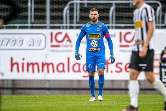 Landskronas målvakt Amr Kaddoura