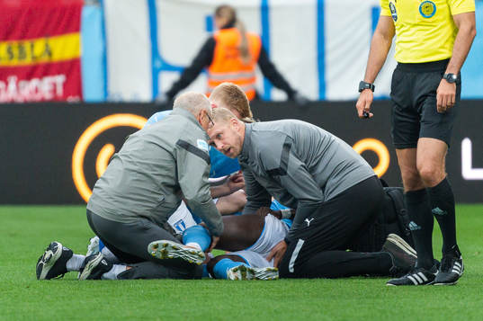 Malmö FFs Mahame Siby får vård
