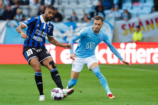 Sirius Kristopher Da Graca och Malmö FFs Veljko Birmancevic
