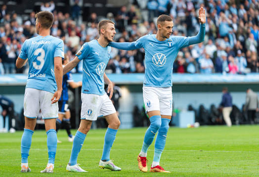 Malmö FFs Patriot Sejdiu, Veljko Birmancevic och Jonas