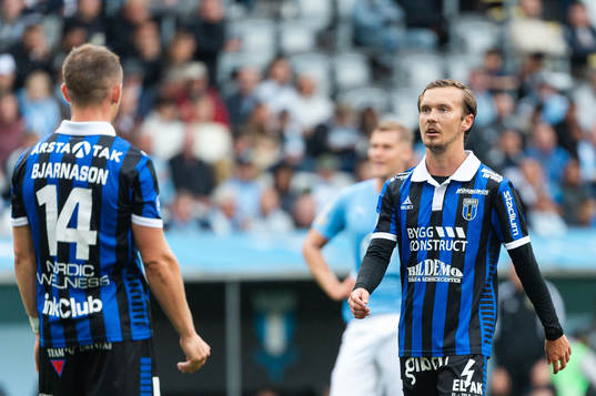 Sirius Aron Bjarnason och Patrik Karlsson Lagemyr deppar